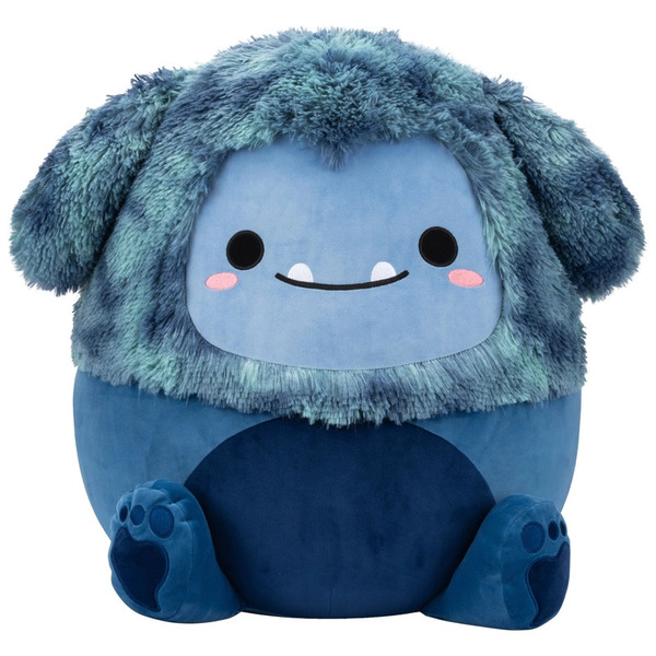 Peluche Squishmallows Dani le bigfoot bleu marine - 50cm
