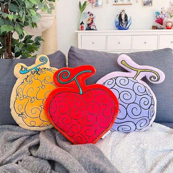 Coussin fruit du démon violet One Piece