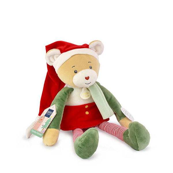 Doudou lutin farceur & sa maisonnette - Canelle 27cm