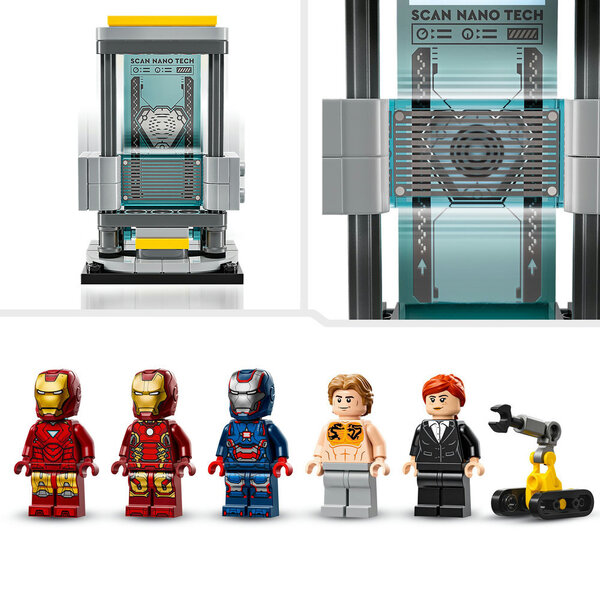 76315 - LEGO® Marvel - Le Laboratoire d’Iron Man : la Salle des Armures