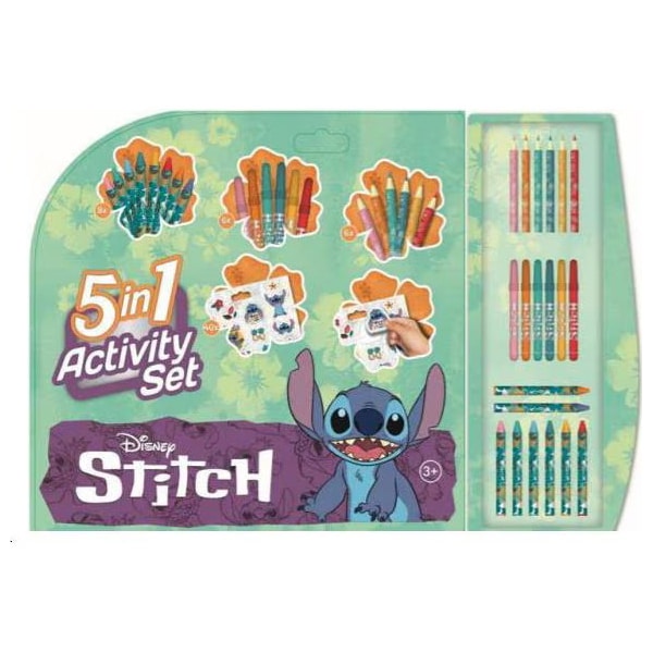 Set de coloriage 5-en-1 Stitch