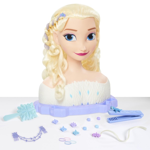 Tête à coiffer Deluxe Elsa La Reine des Neiges