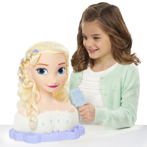 Tête à coiffer Deluxe Elsa La Reine des Neiges