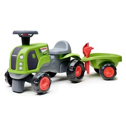 Porteur tracteur Claas avec remorque