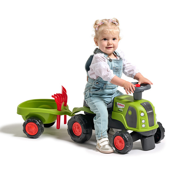 Porteur tracteur Claas avec remorque