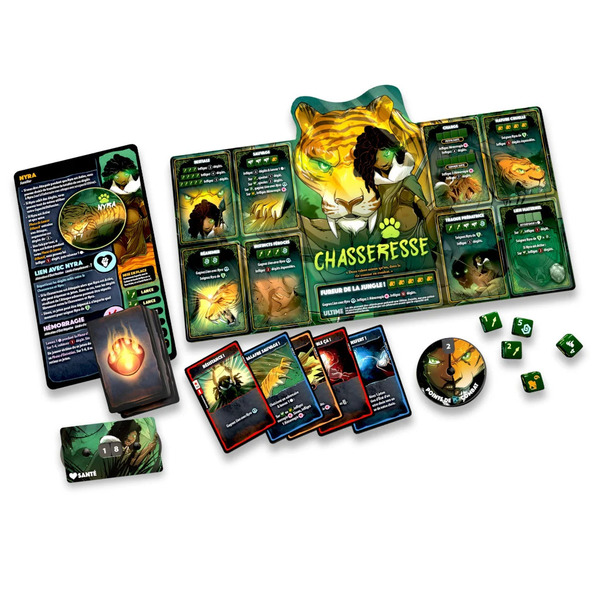 Dice Throne S2 : Tacticien VS Chasseresse