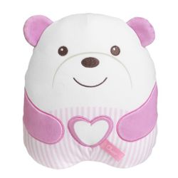 Peluche tendre ourson rose