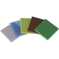 Set de 5 mini plaques de base Nanoblocks