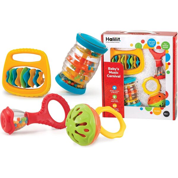 Hochets musicaux carnaval bébé