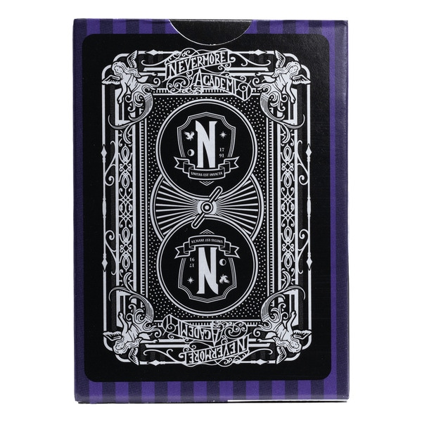 Jeu de 54 cartes Bicycle Mercredi Addams