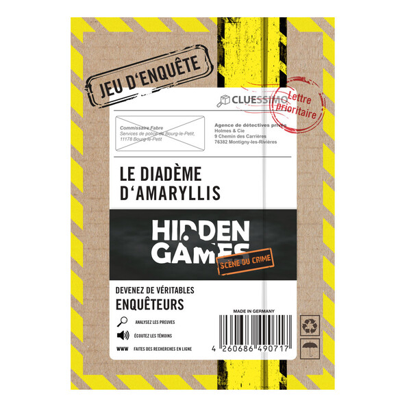 Hidden Games  : Le Diadème d Amaryllis