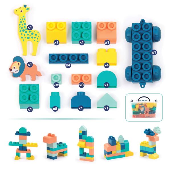 Blocs softs Briqui - 53 pièces