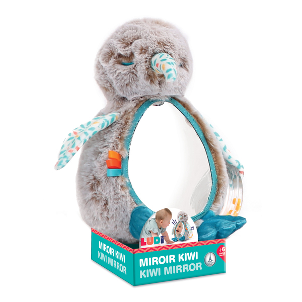 Peluche miroir Kiwi câlin