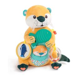 Peluche d'activités maman loutre