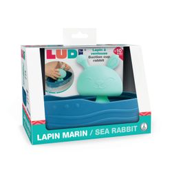 Jouet de bain bateau et lapin marin