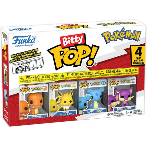 Pokémon - Figurine Bitty Pop - Salameche x4 