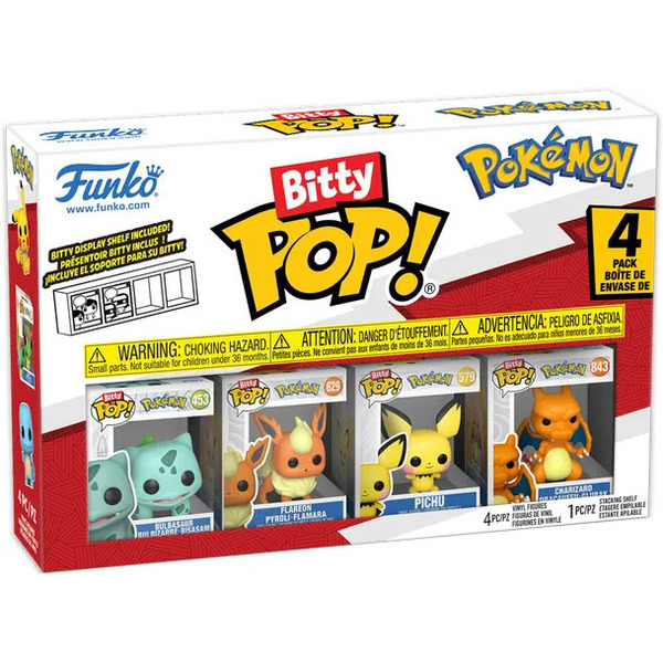 Pokémon - Figurine Bitty Pop - Bulbizar x4 