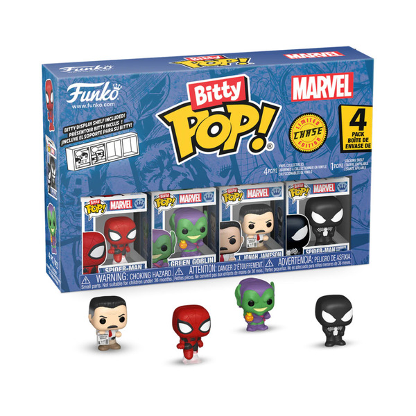 Spiderman - Figurine Bitty Pop Spiderman x4