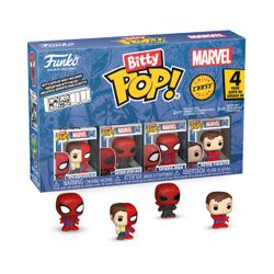 SpiderMan -  Figurine Bitty Pop 4 Pack - Parker Split