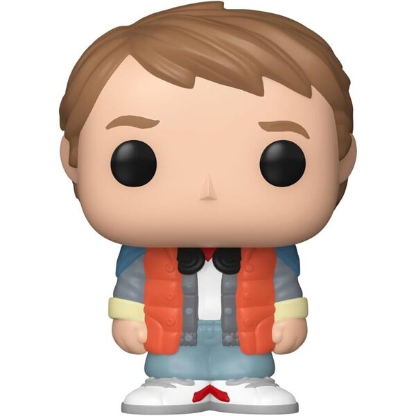 Figurines Bitty Pop! Marty et DeLorean Retour vers le futur