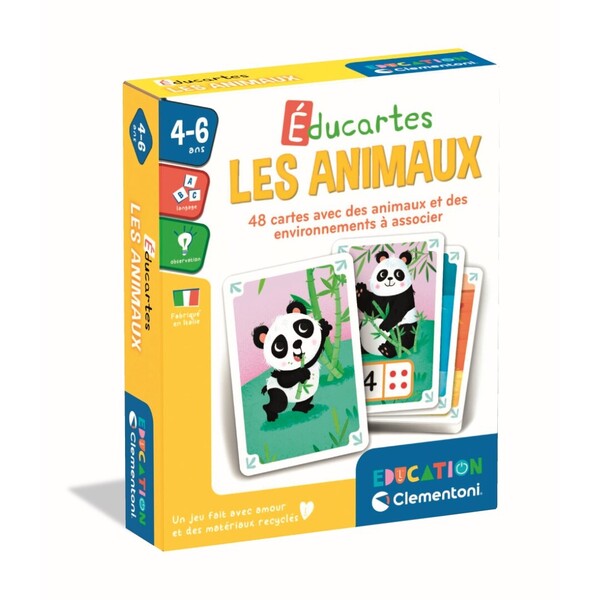 Les Animaux - Educartes