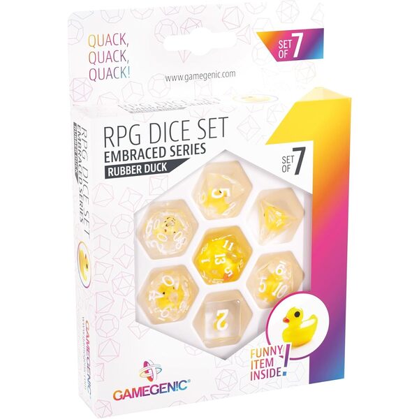 7 dés multifaces - Edition canard 