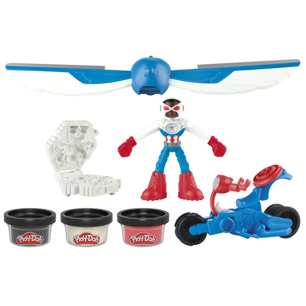 Pâte à modeler - Captain America Moto tranchante - Play-Doh Marvel 
