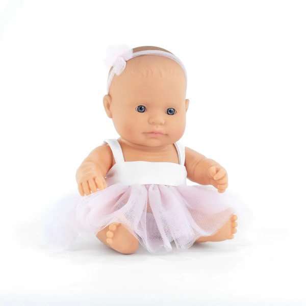 Poupon bébé fille européenne Miniland 21cm