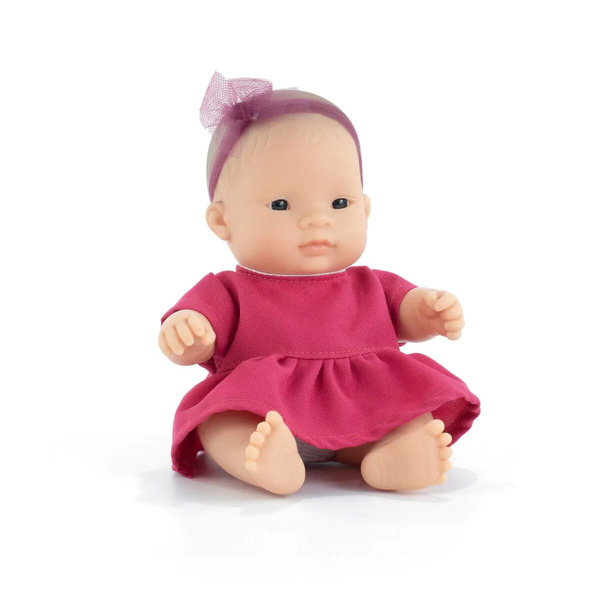 Poupon bébé fille asiatique Miniland 21cm