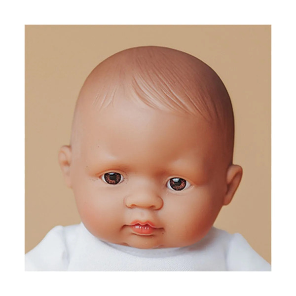 Poupon bébé garçon latino Miniland 21cm