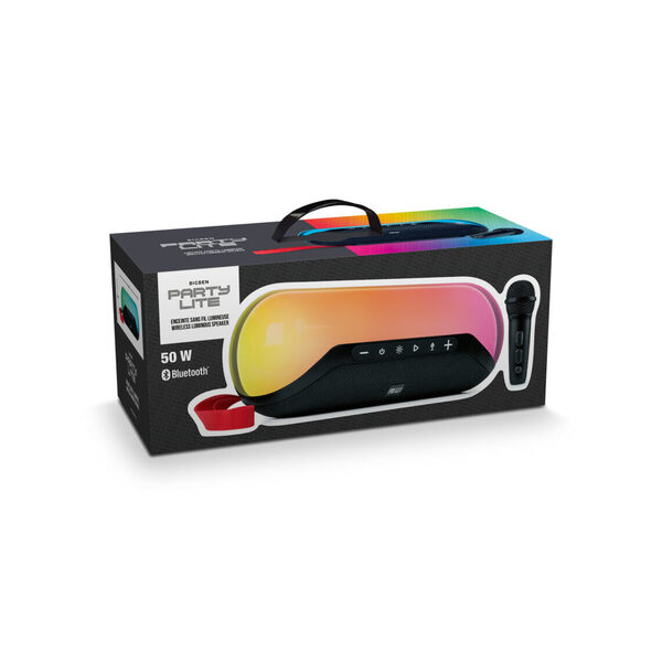 Enceinte bluetooth lumineuse et micro sans fil