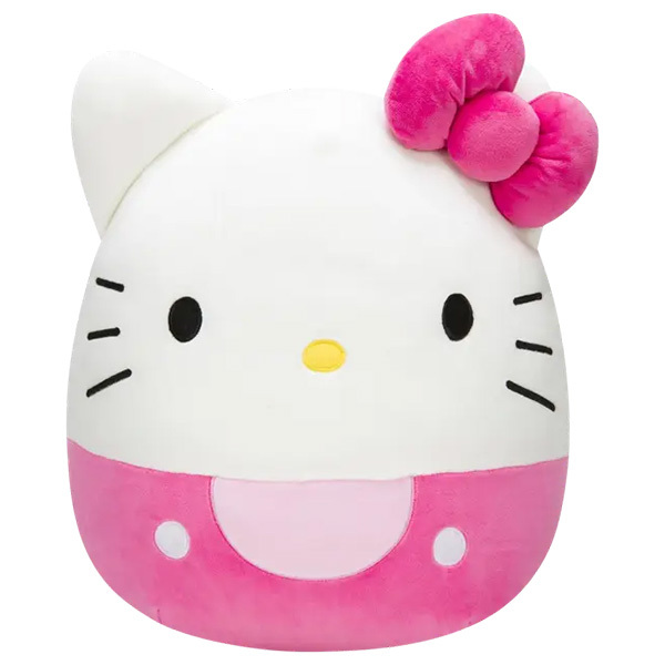 Peluche Squishmallows Hello Kitty rose 30cm