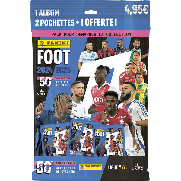 Album et 21 stickers Ligue 1 football 2024-25