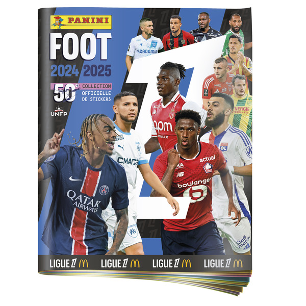Album et 21 stickers Ligue 1 football 2024-25