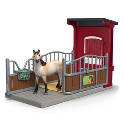 Coffret figurines Box avec Jument Mustang