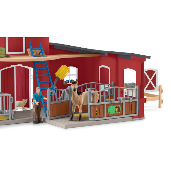Coffret figurines Box avec Jument Mustang