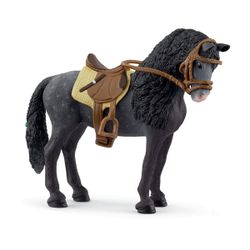 Figurine Jument pure race espagnole avec selle et bride