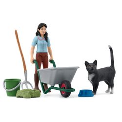 Figurine Emilie prend soin des animaux - Mini Monde