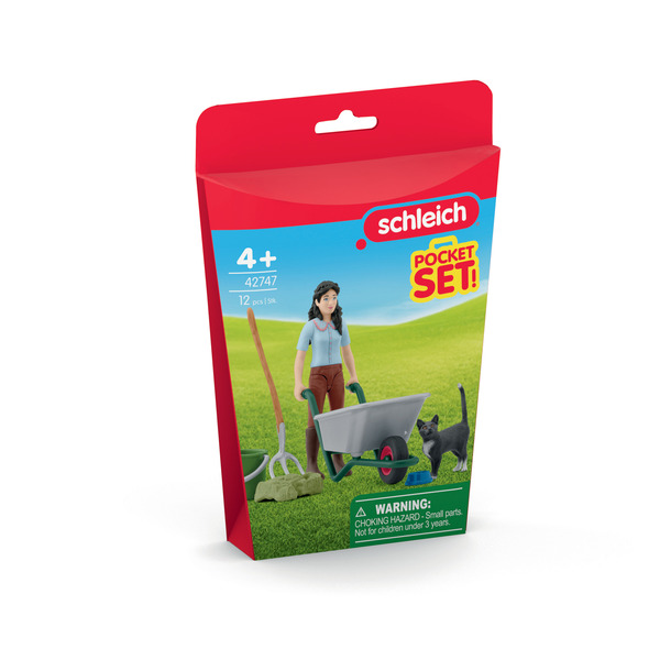 Figurine Emilie prend soin des animaux - Mini Monde