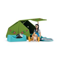 Figurine Kim part en camping - Mini Monde