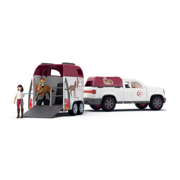 Set vétérinaire mobile avec remorque