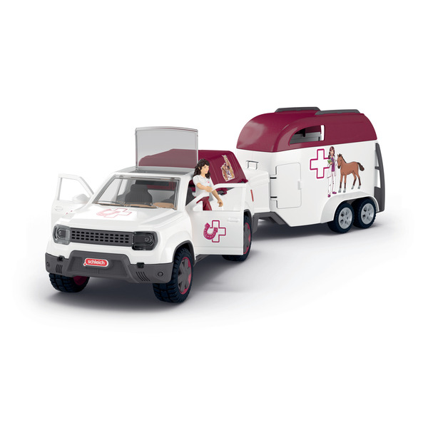 Set vétérinaire mobile avec remorque