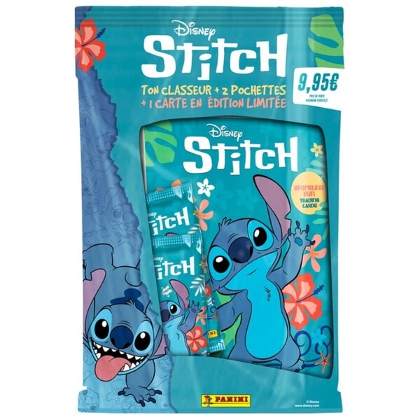 Panini Stitch - Pack classeur et 2 pochettes et 1 carte en édition limitée