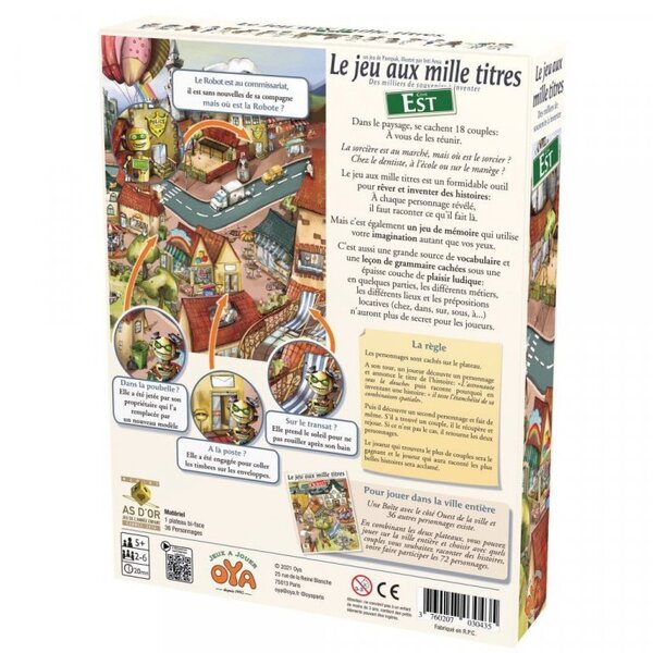 Le Jeu aux Mille Titres - Est