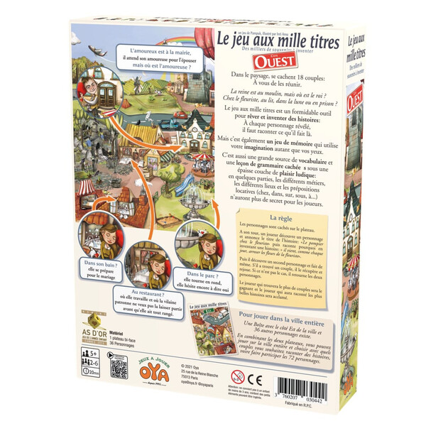 Le Jeu au mille titres - Ouest