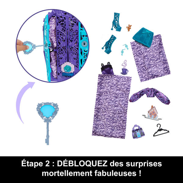 Coffret Casier Secret Enigmes du Jardin Monster High - Twyla Boogeyman
