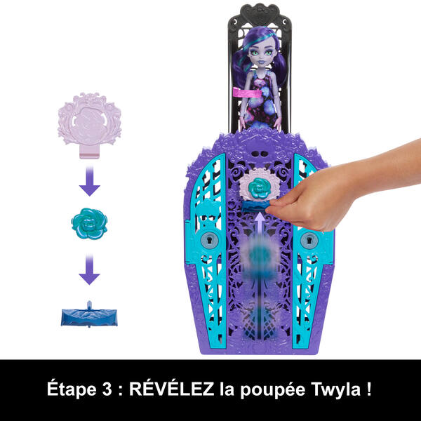 Coffret Casier Secret Enigmes du Jardin Monster High - Twyla Boogeyman