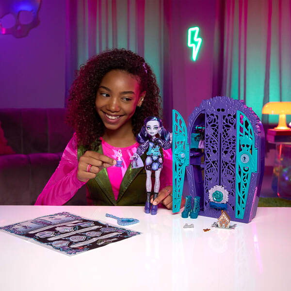 Coffret Casier Secret Enigmes du Jardin Monster High - Twyla Boogeyman