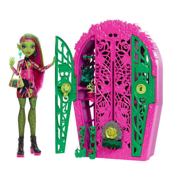 Coffret Casier Secret Enigmes du Jardin Monster High - Venus Mcflytrap