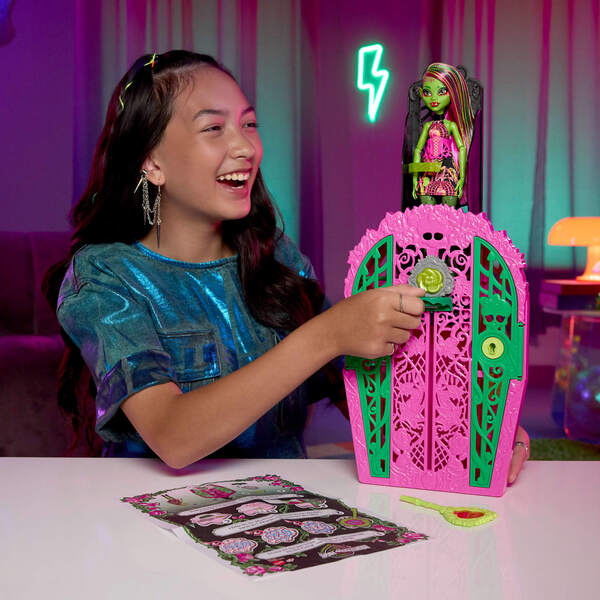 Coffret Casier Secret Enigmes du Jardin Monster High - Venus Mcflytrap